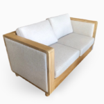 Square block sofa with 2 seats