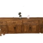Sideboard with carving
