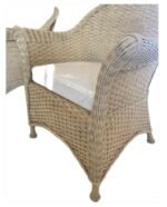Sofa rattan with cushion - Image 2