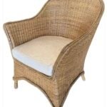 Sofa rattan 1 seat with cushion