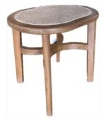Stool with bamboo