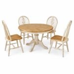 ชุดโต๊ะอาหารวงกลมขากลึง