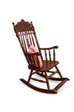 Rocking Chait with carving