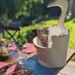 Goose Wooden Barrel