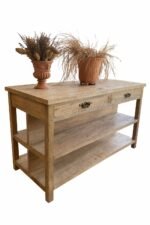 Kitchen Island 4 Drawer 4 Shelf