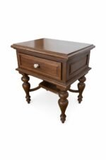 Bedside Table With Turned Legs