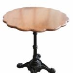 Side Table With Iron Leg