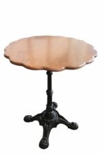 Side Table With Iron Leg